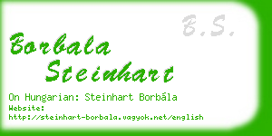 borbala steinhart business card